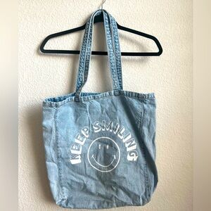 American Eagle Denim Tote Bag